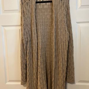 Plus size long sweater